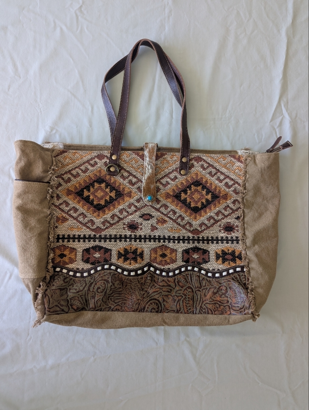 Myra Aztecan Weekender Tote Bag